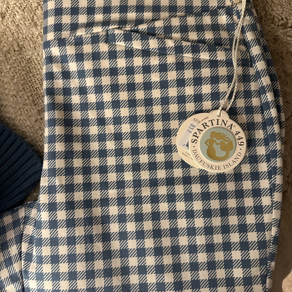 Spartina 449 Gingham Bluestone Pant
